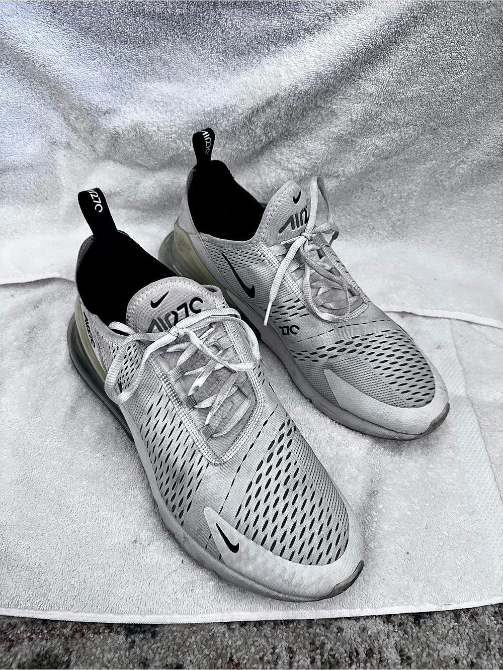 Nike Air Max 270 Gray Athletic Sneakers
